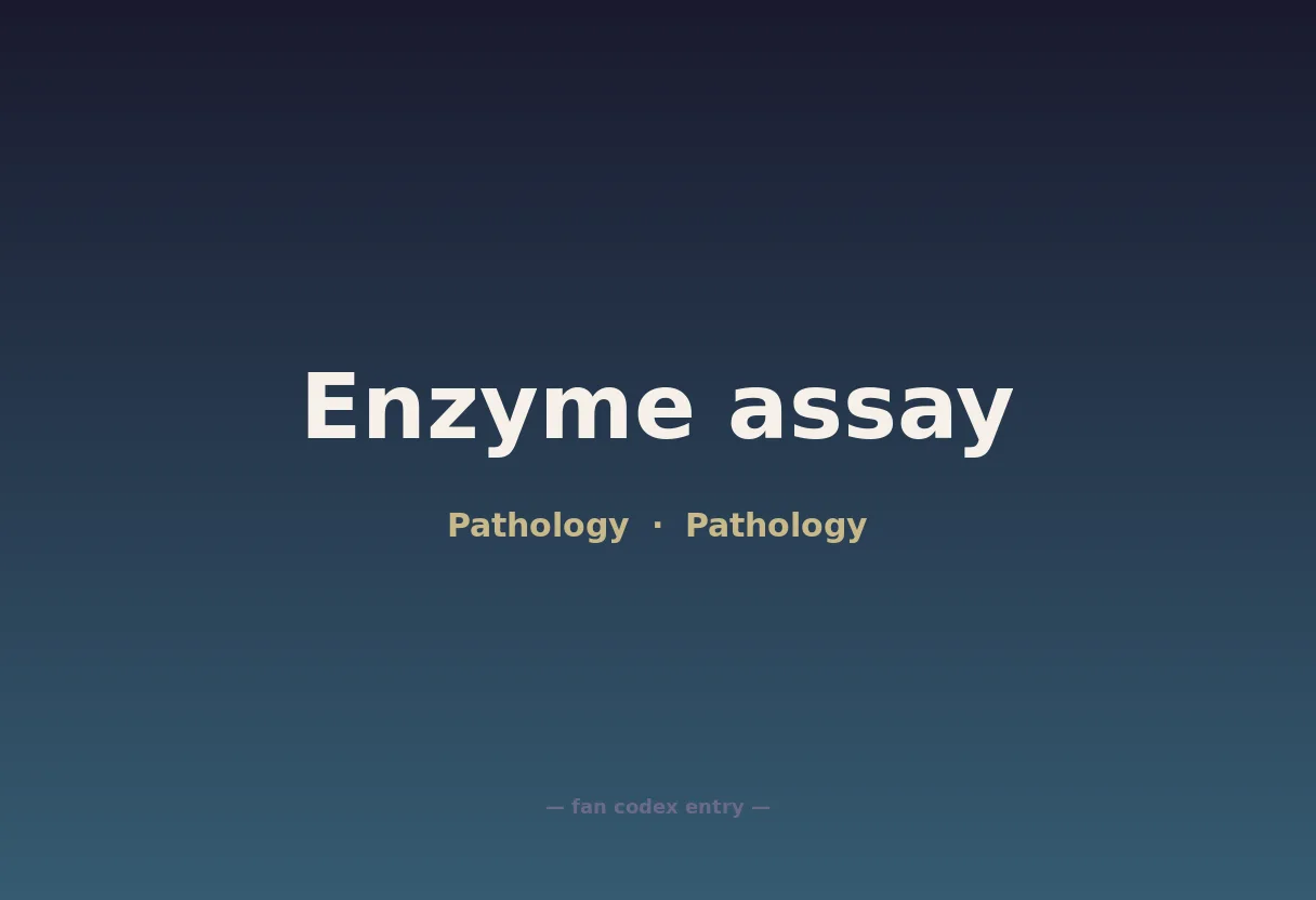 Enzyme assay