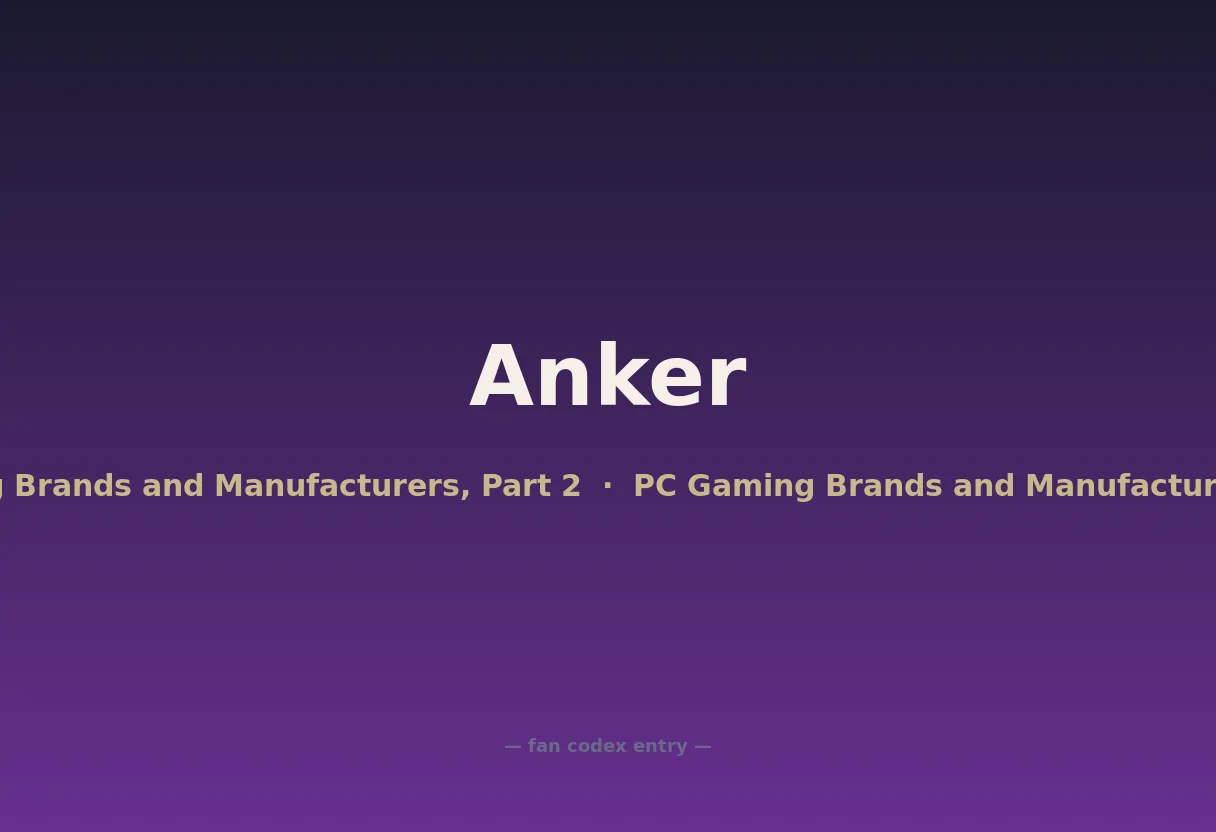 Anker