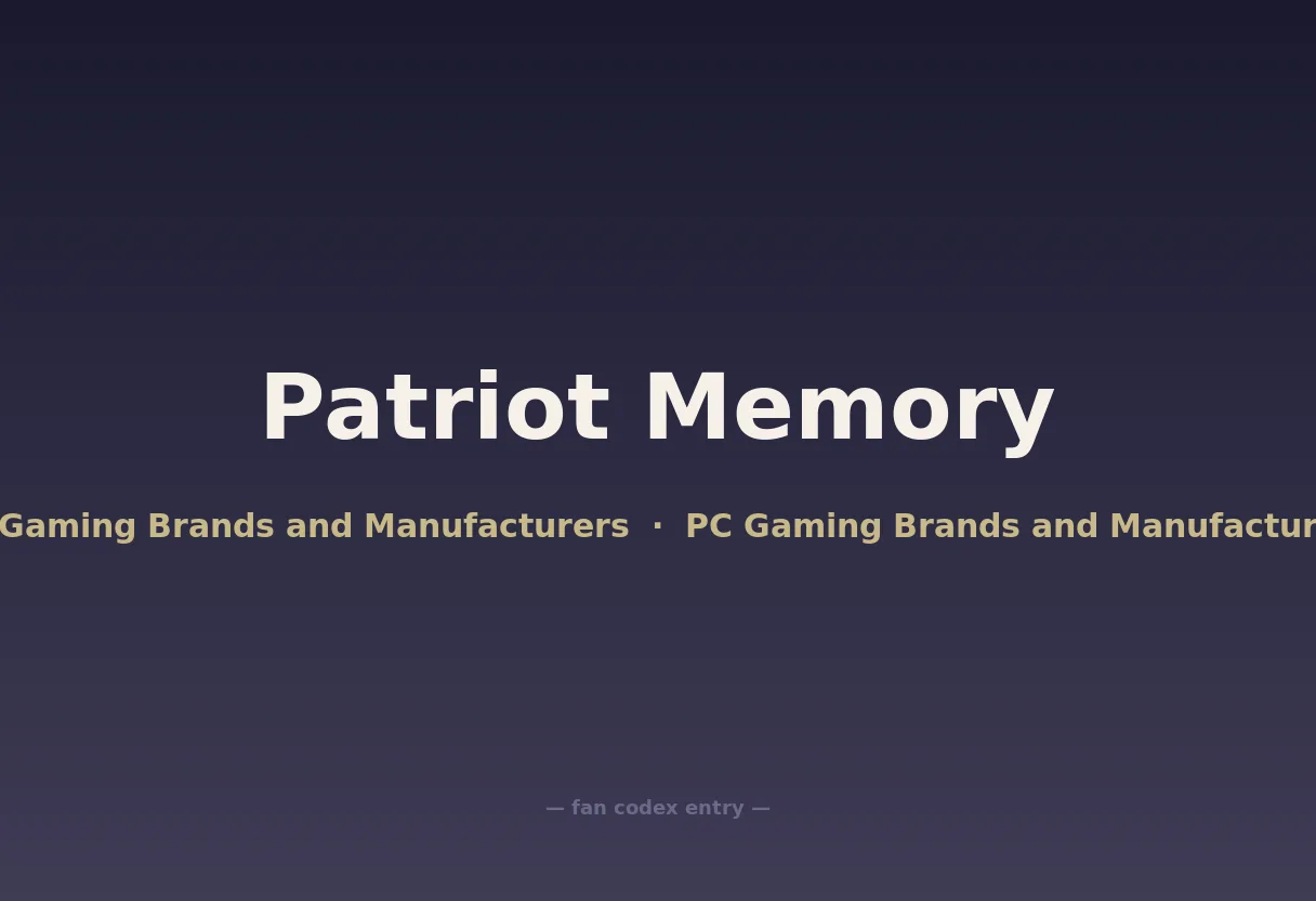 Patriot Memory