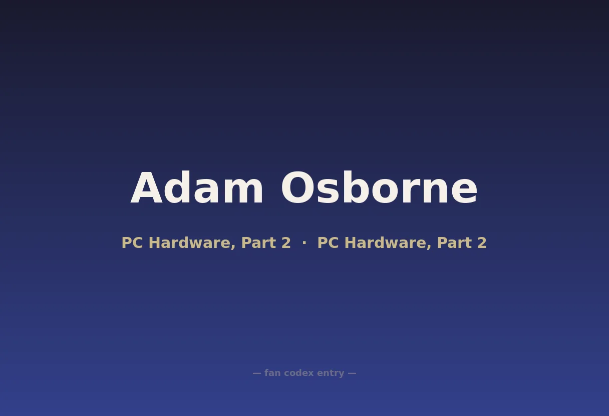 Adam Osborne