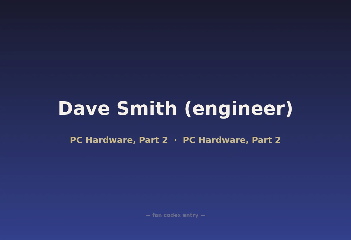 Dave Smith (engineer)