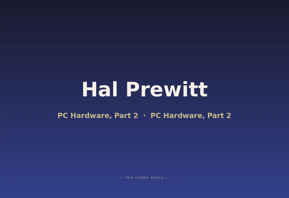 Hal Prewitt