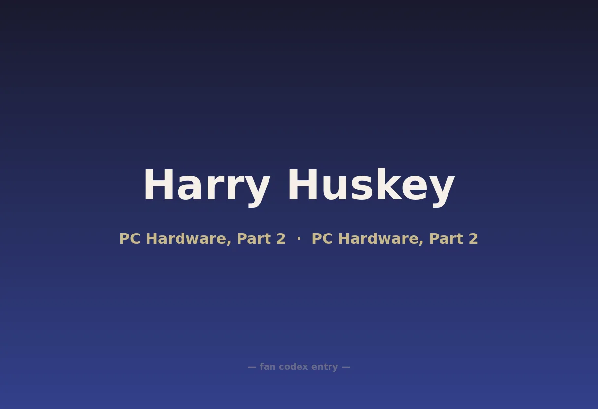 Harry Huskey