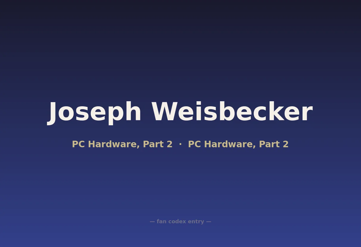 Joseph Weisbecker