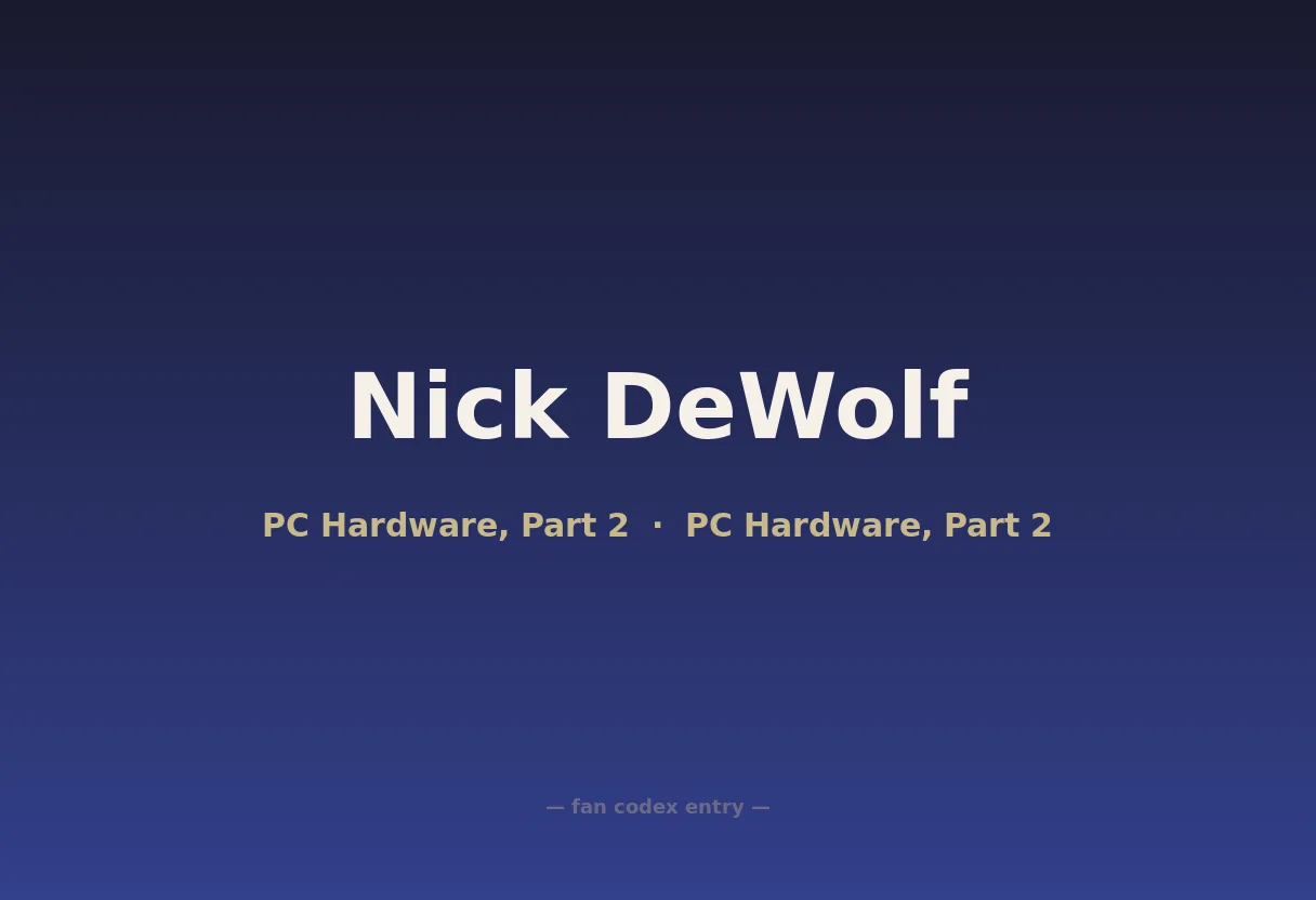 Nick DeWolf