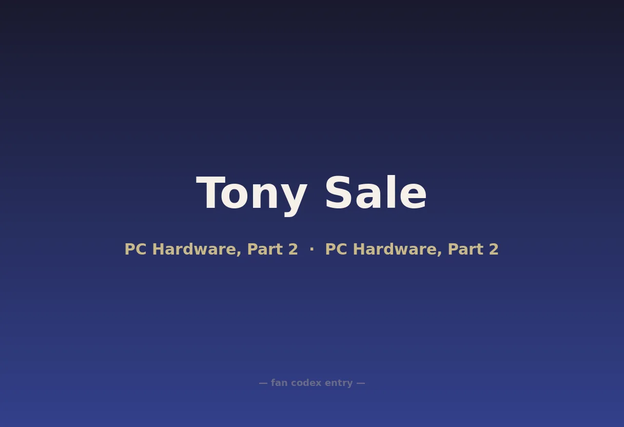 Tony Sale