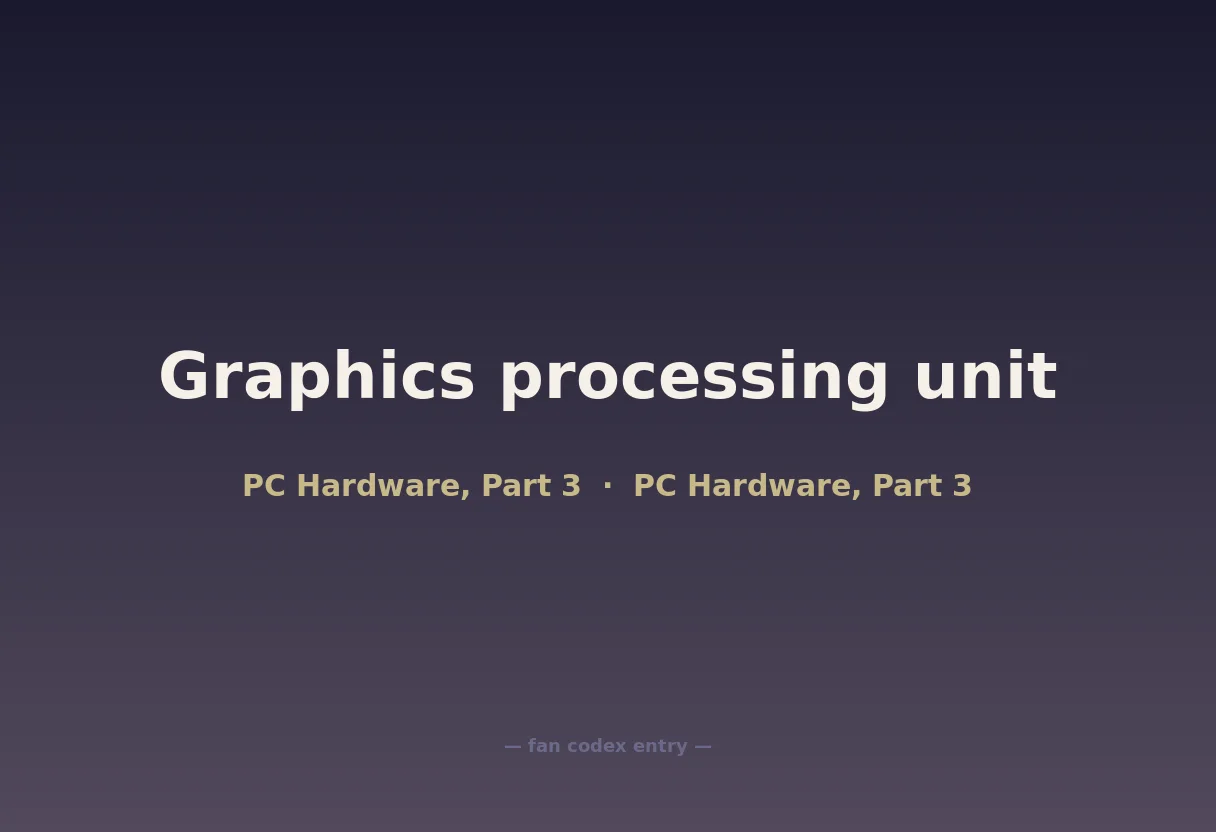 Graphics processing unit