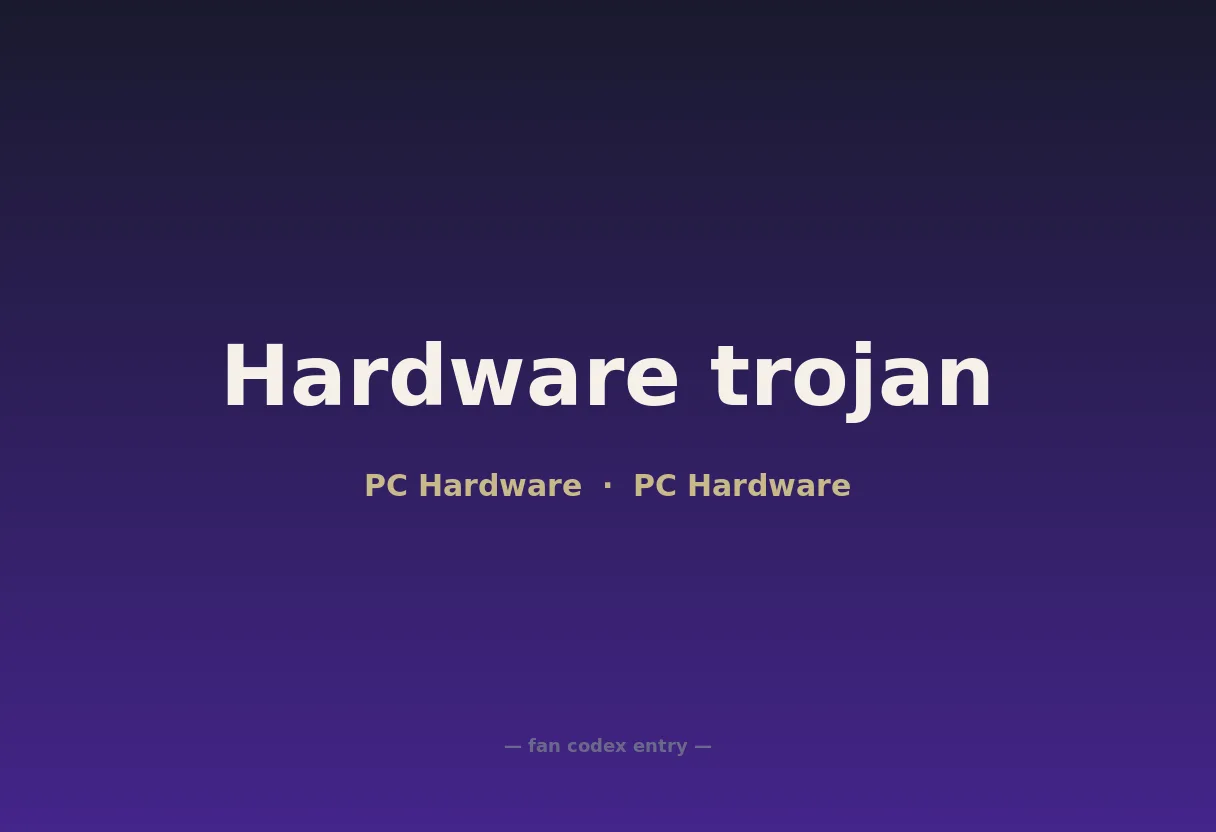 Hardware trojan