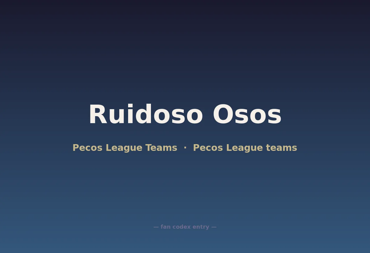 Ruidoso Osos