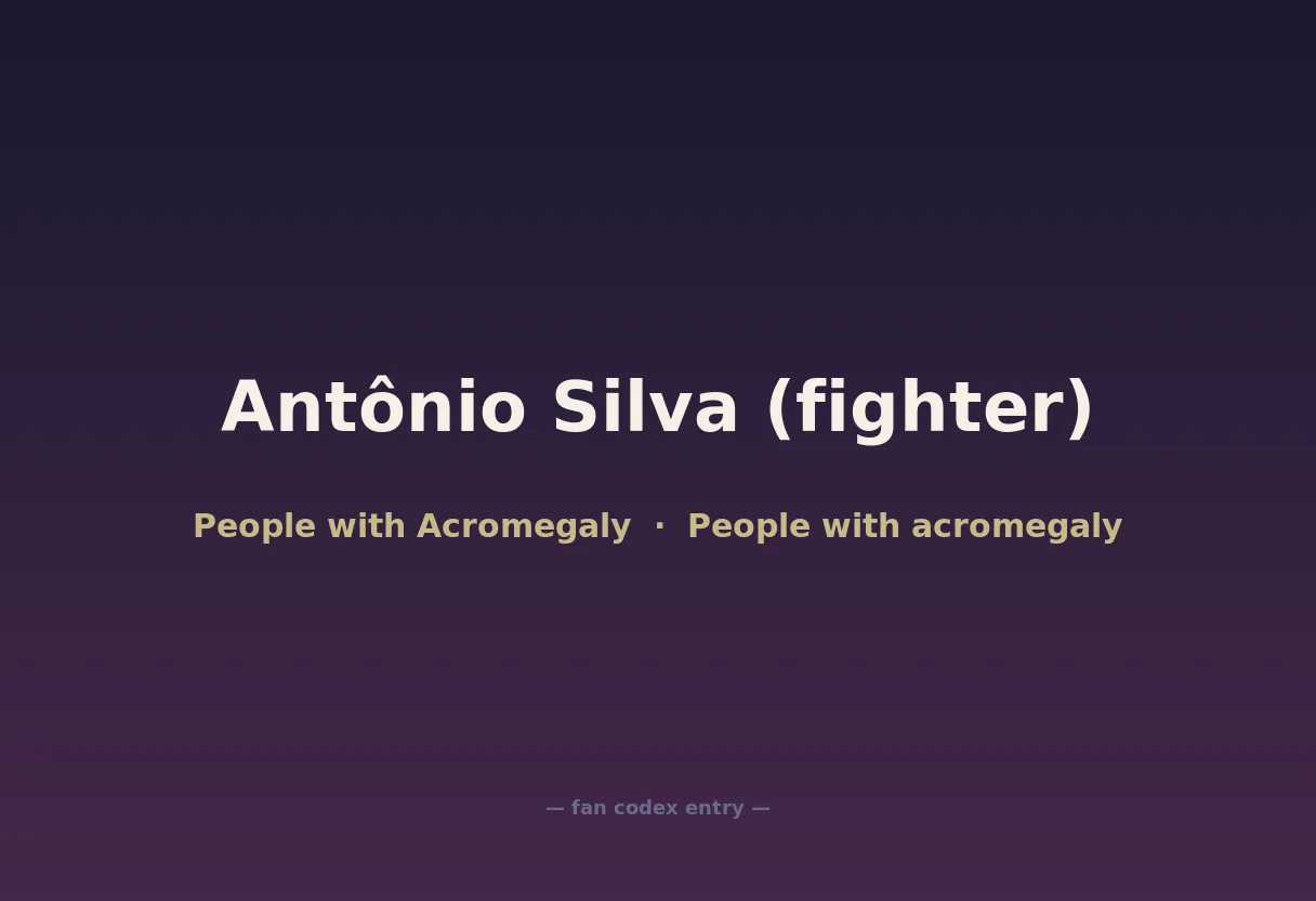 Antônio Silva (fighter)