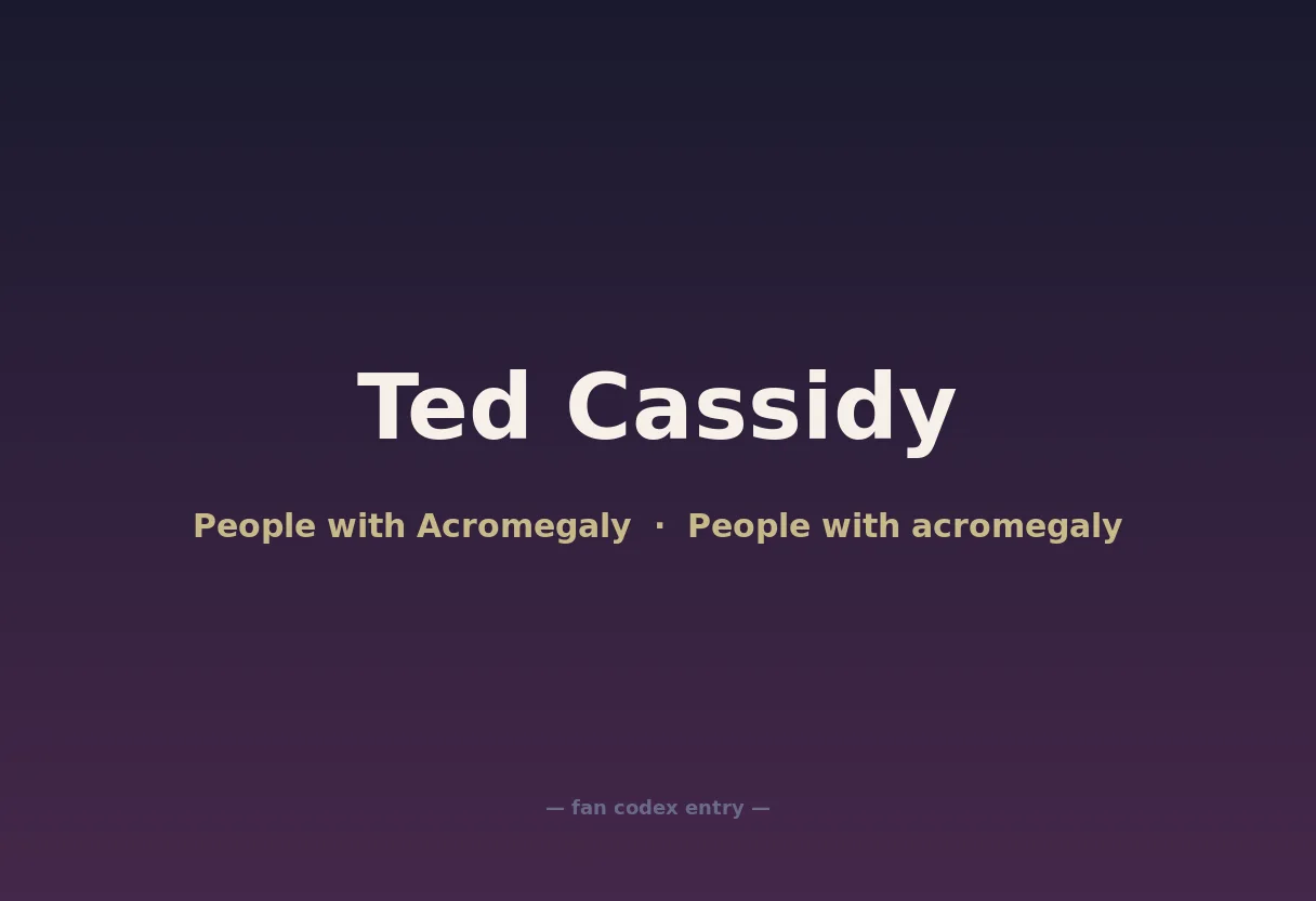 Ted Cassidy