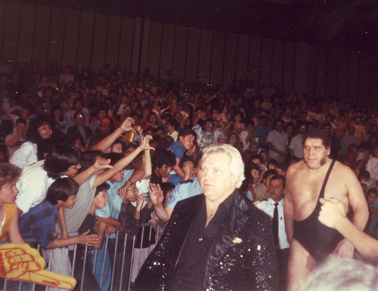Andre and Bobby Heenan