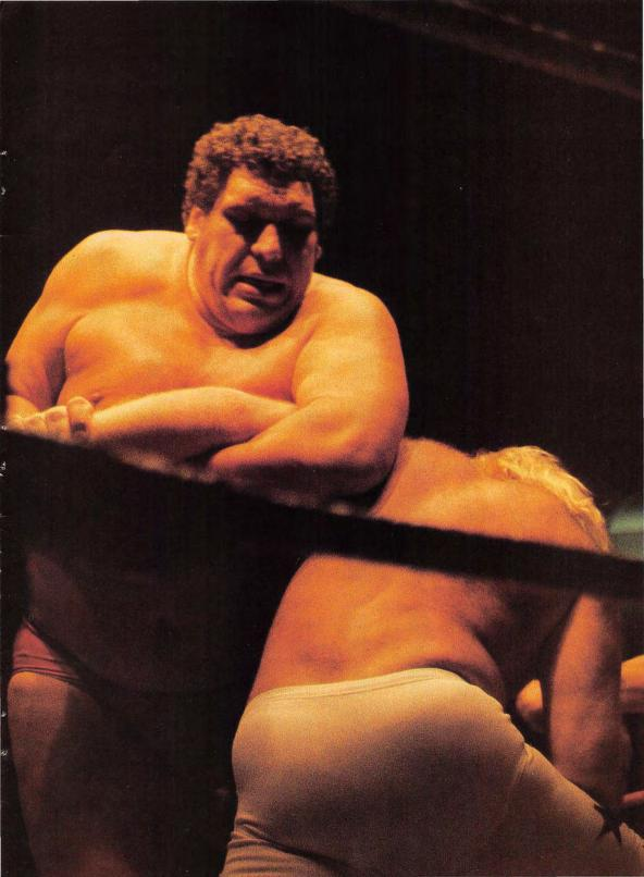 Andre shoulder lock John Studd 1987