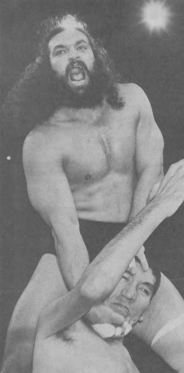 Bruiser Brody neckwrenched Giant Baba 1982