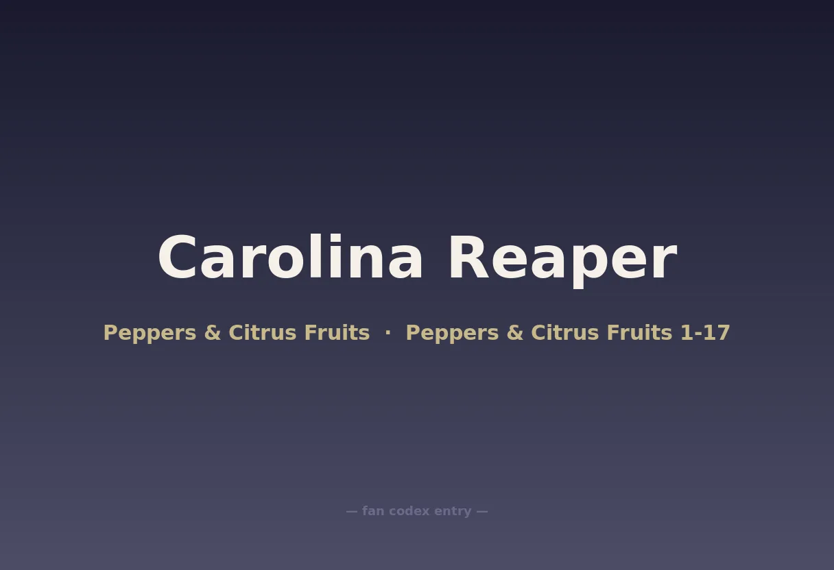 Carolina Reaper