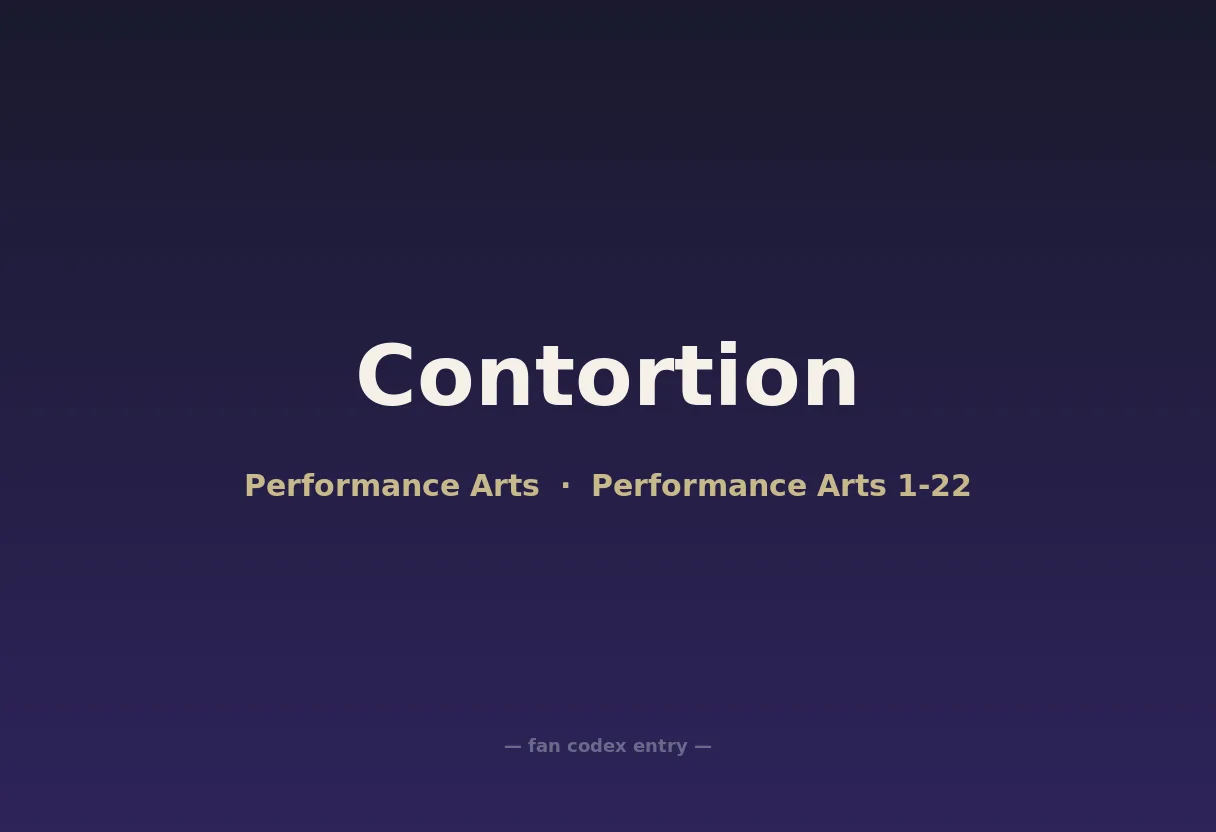 Contortion