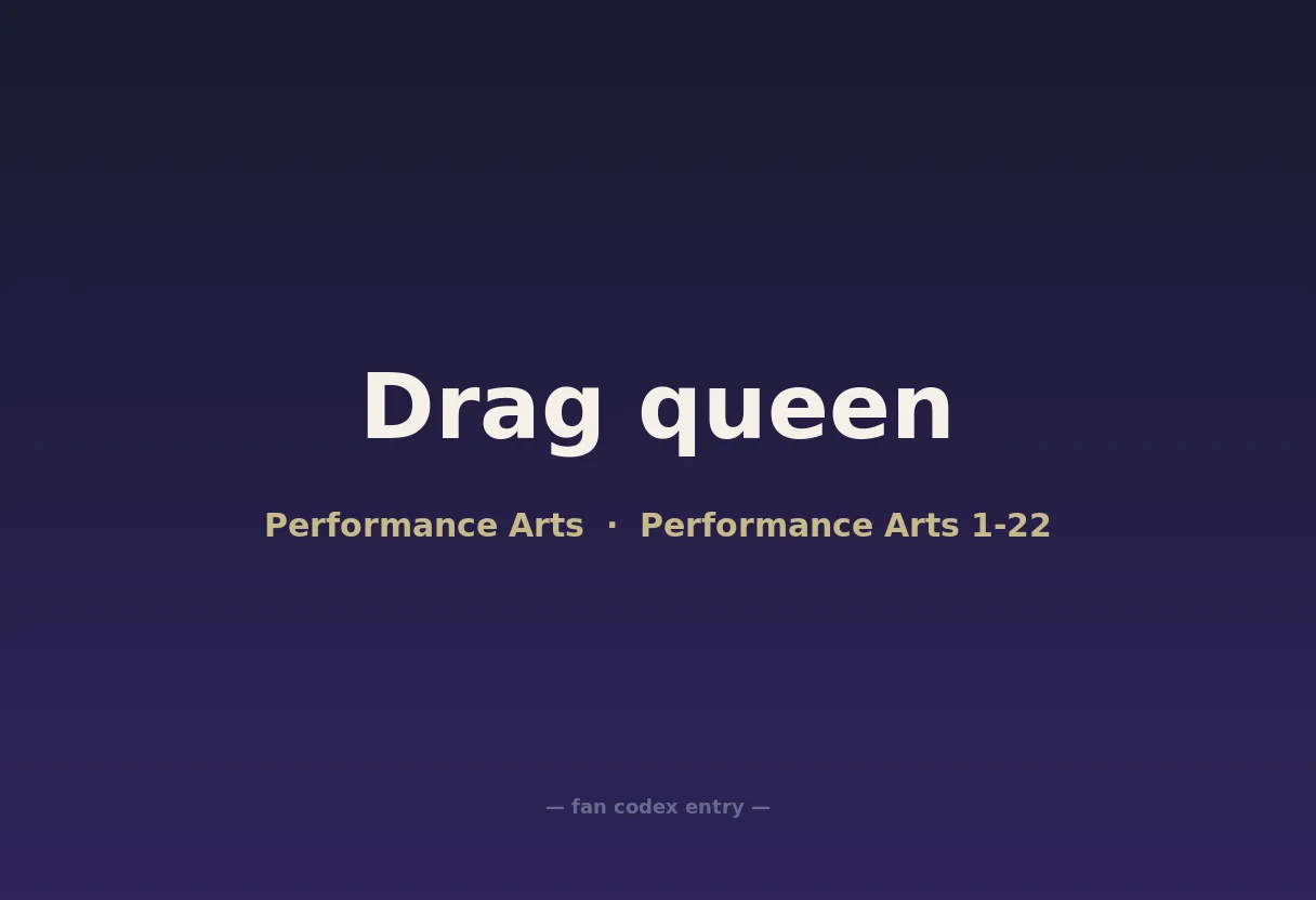 Drag queen