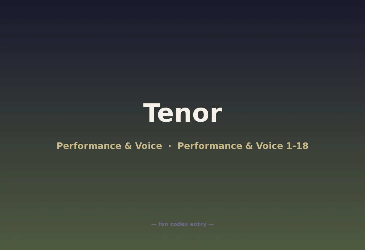 Tenor