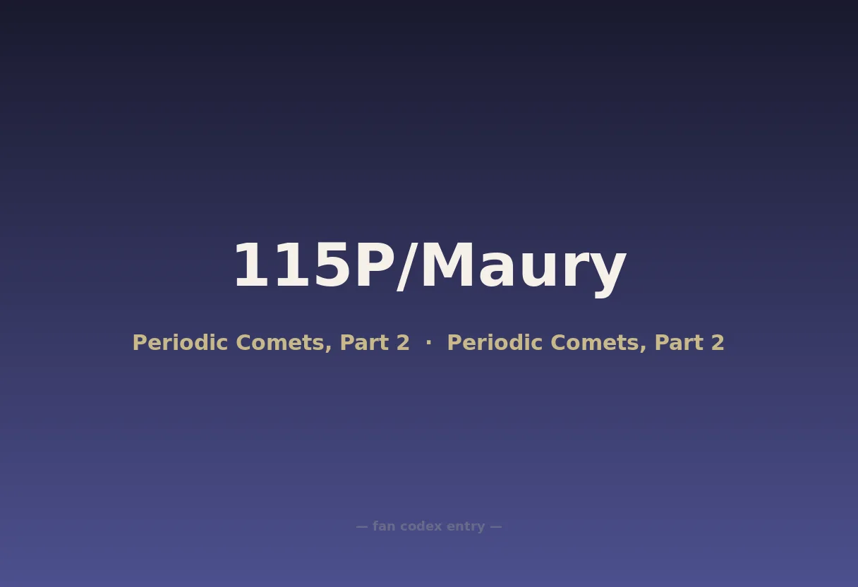 115P/Maury