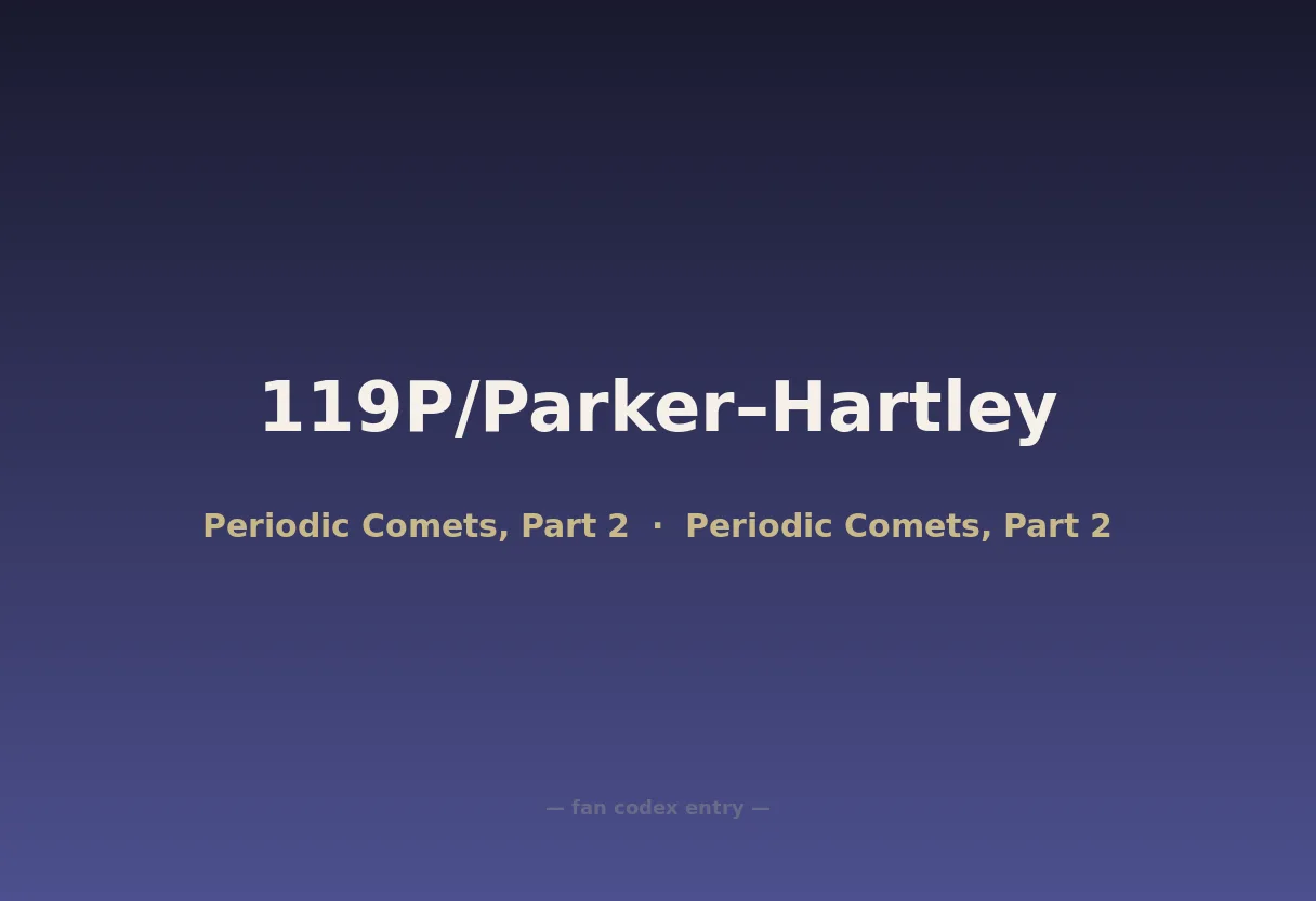 119P/Parker–Hartley