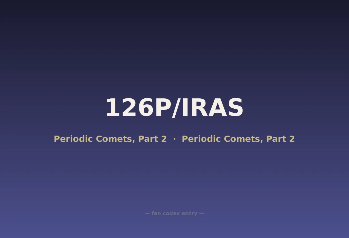 126P/IRAS