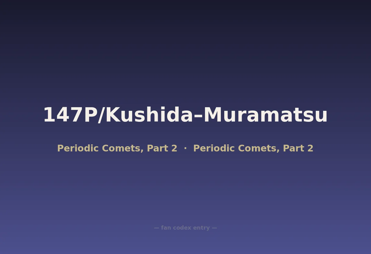 147P/Kushida–Muramatsu