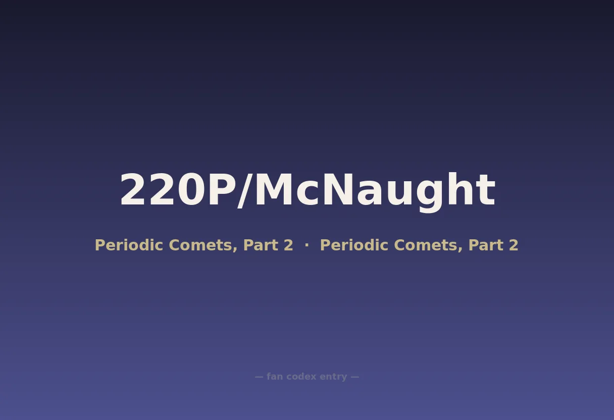 220P/McNaught
