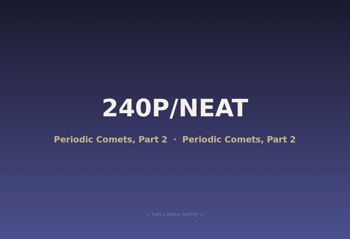 240P/NEAT