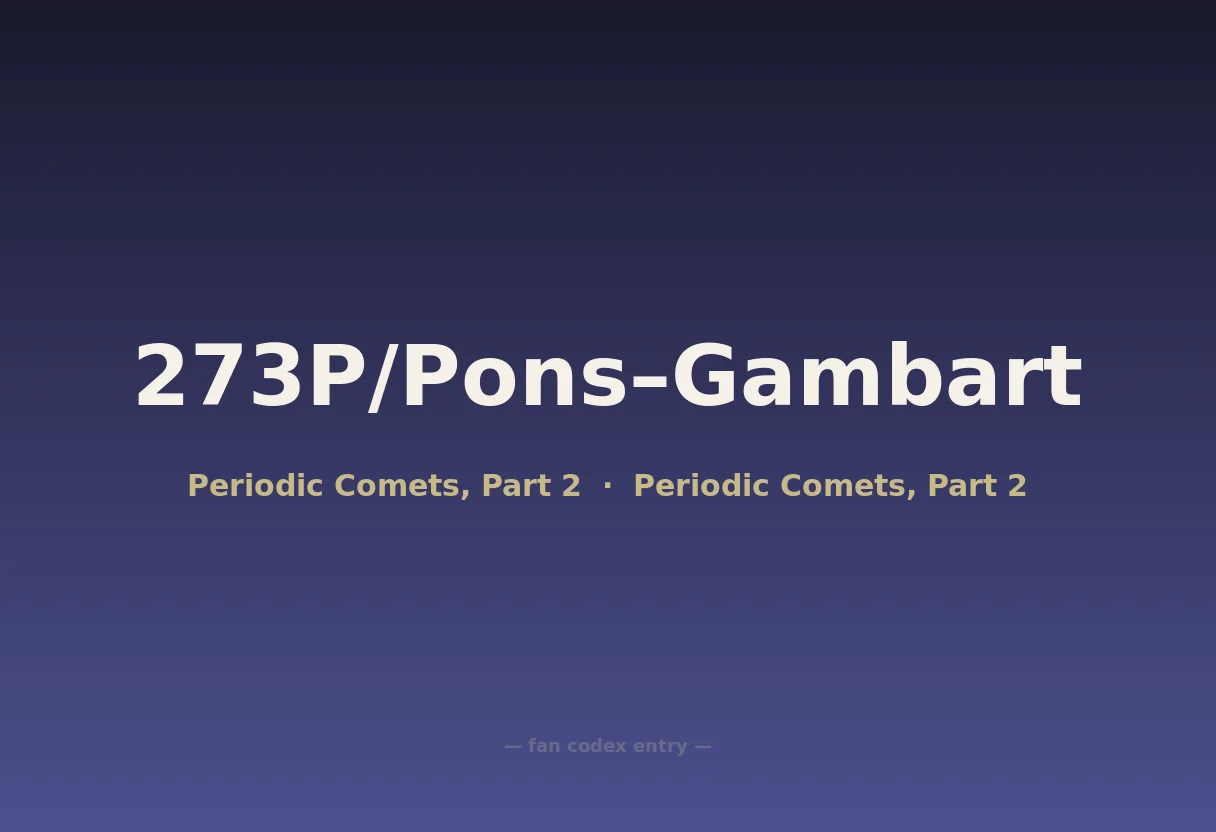 273P/Pons–Gambart