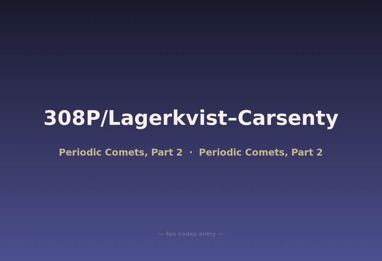 308P/Lagerkvist–Carsenty