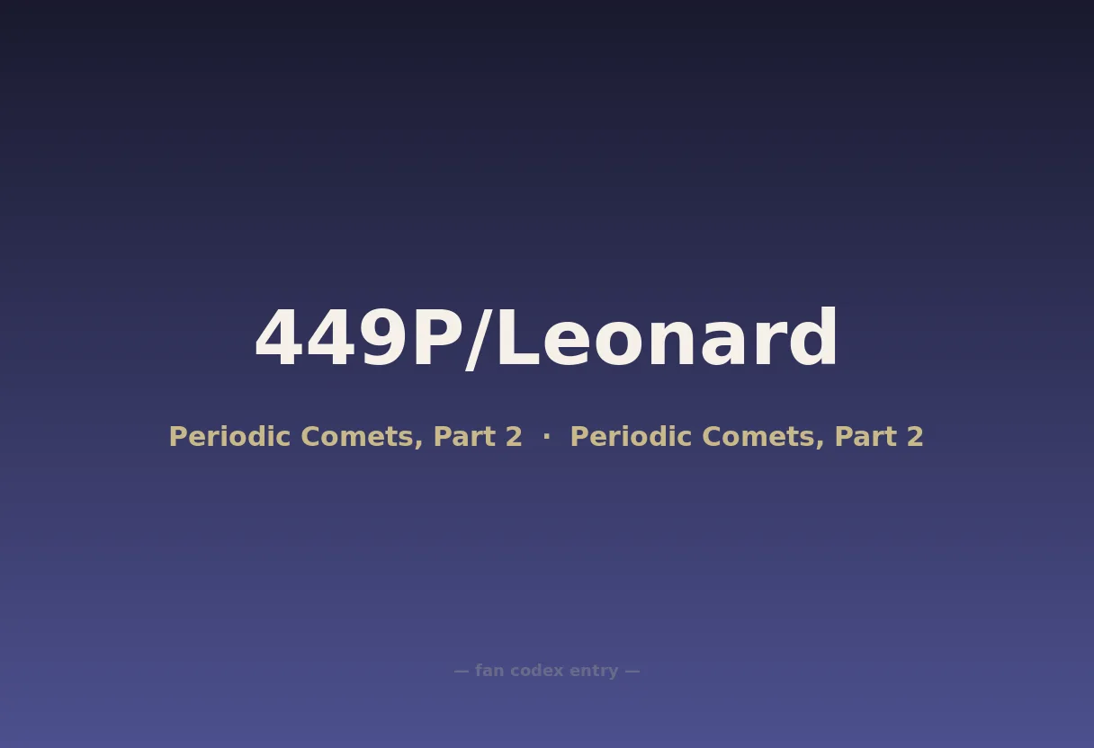 449P/Leonard