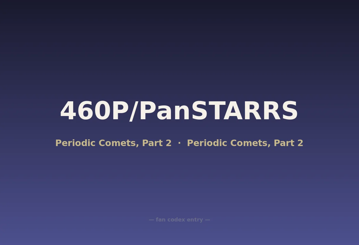 460P/PanSTARRS