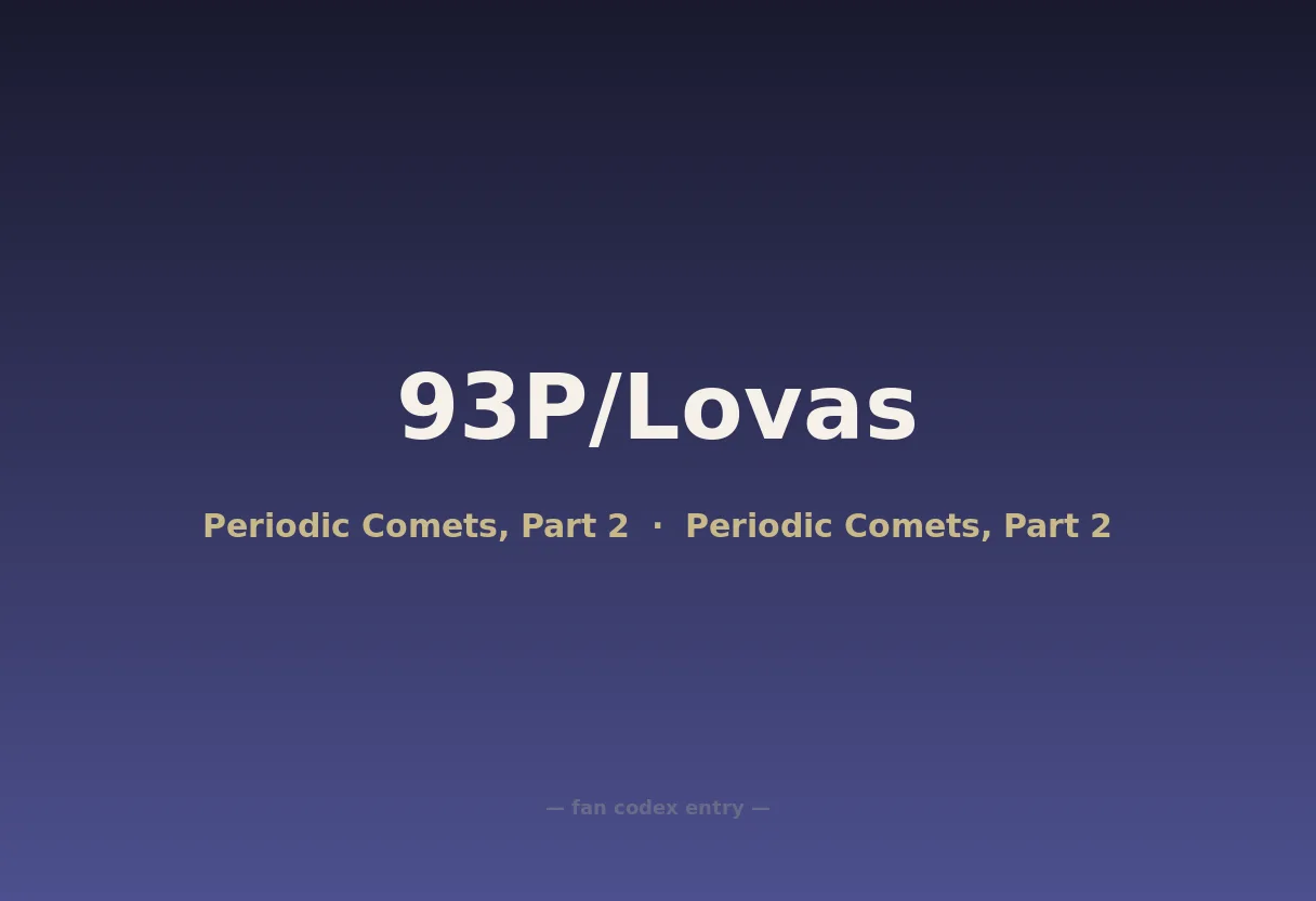 93P/Lovas