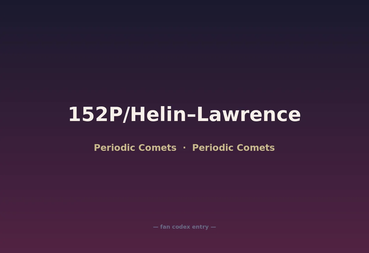 152P/Helin–Lawrence