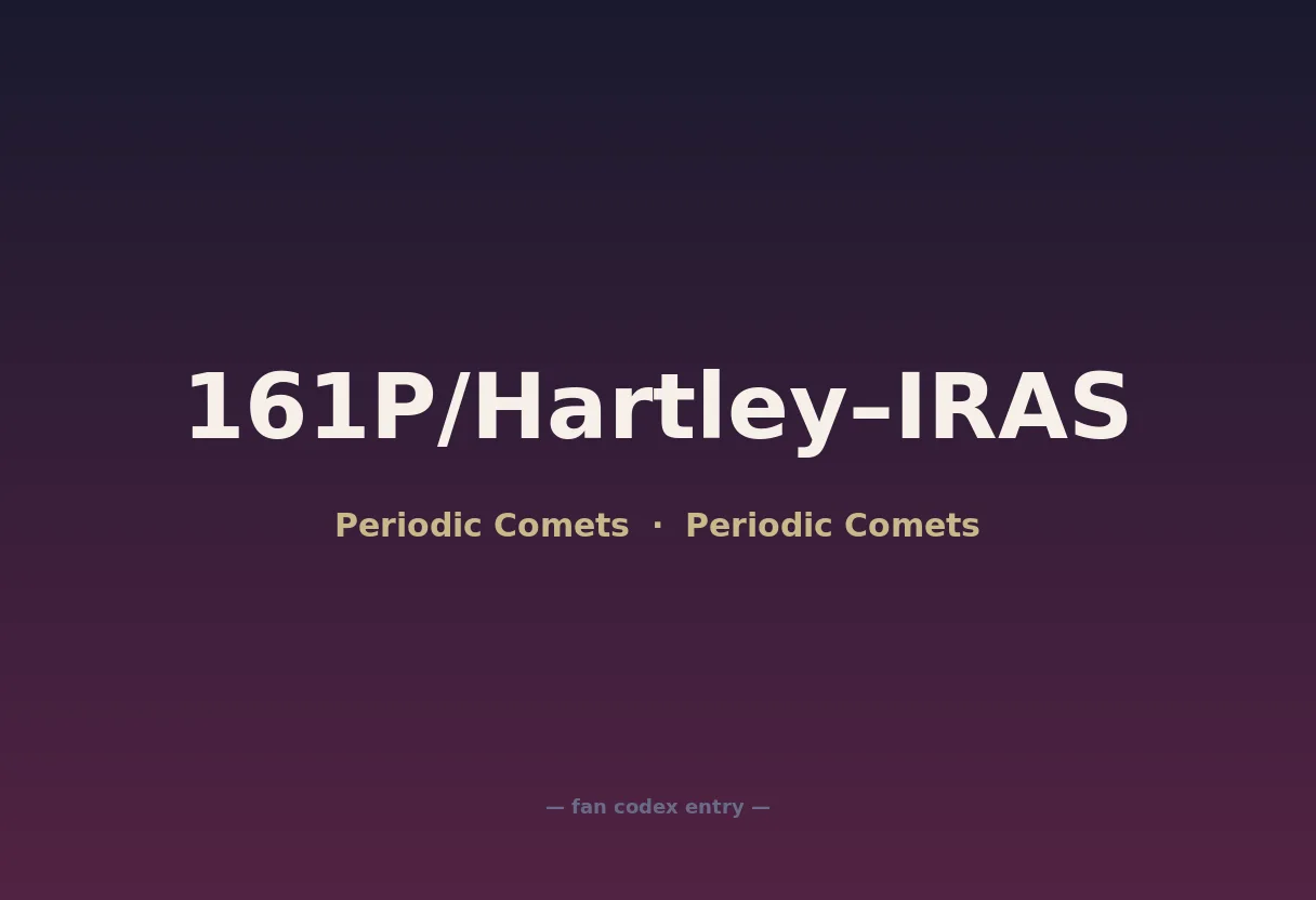 161P/Hartley–IRAS