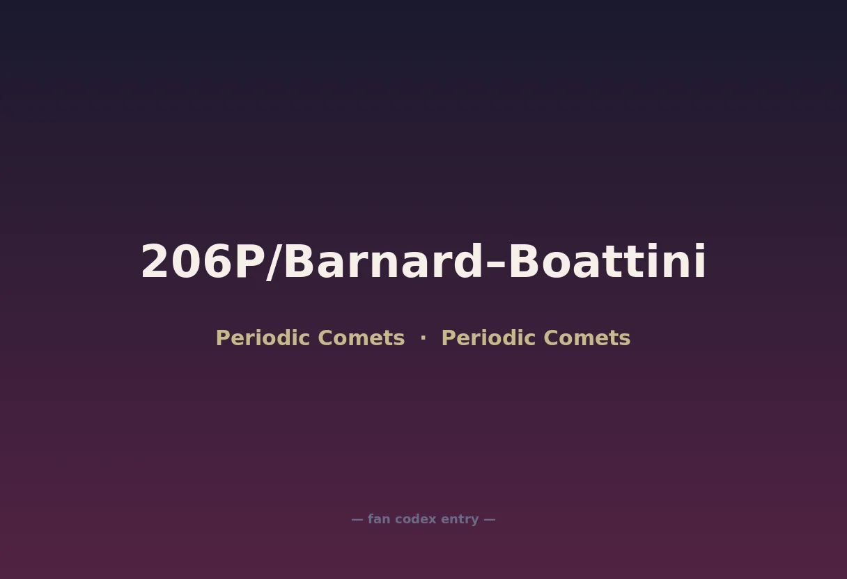 206P/Barnard–Boattini