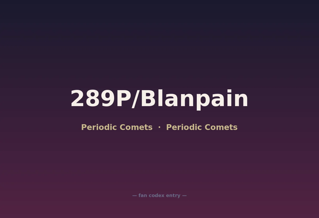 289P/Blanpain