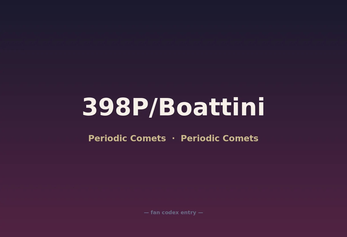 398P/Boattini