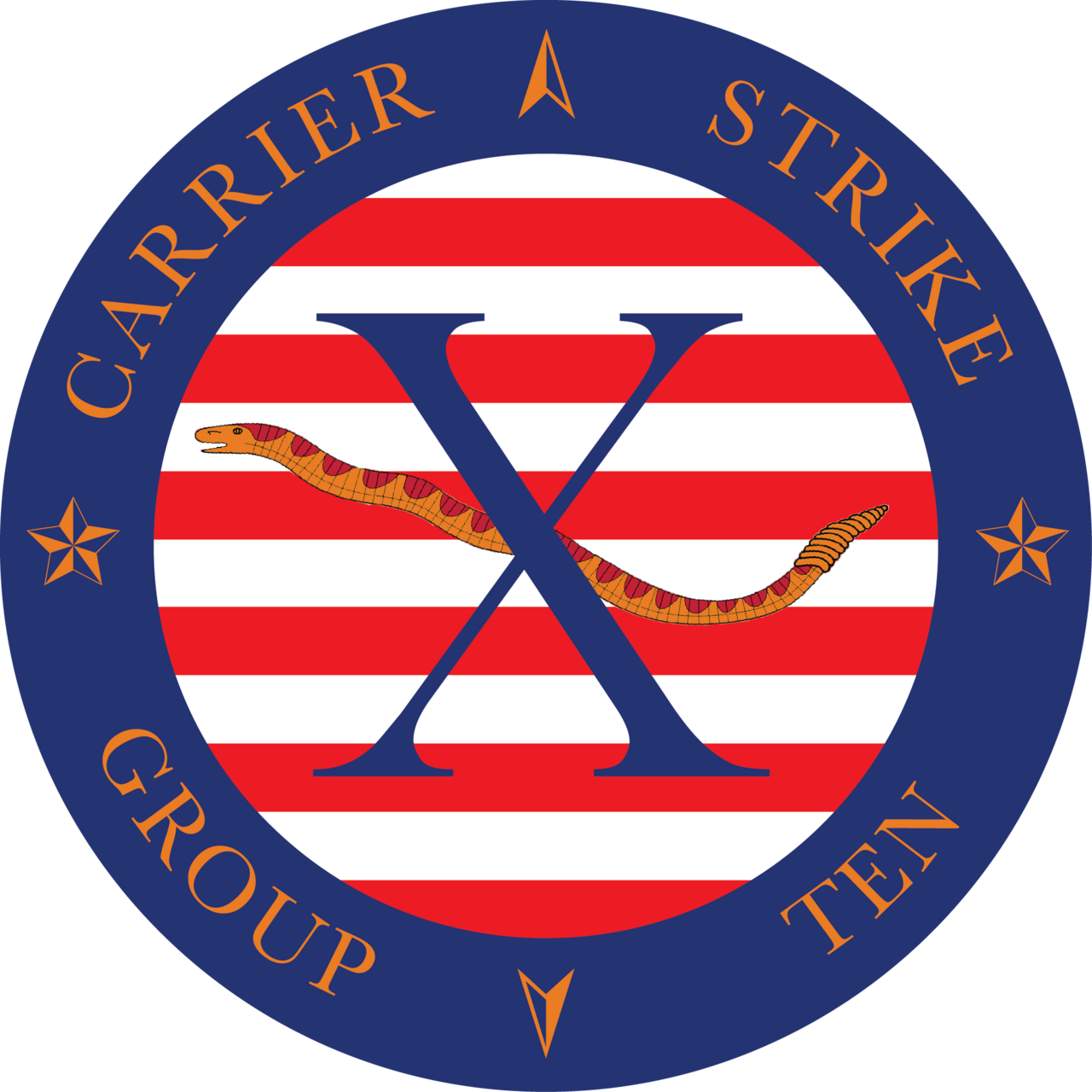 Carrier Strike Group 10 crest