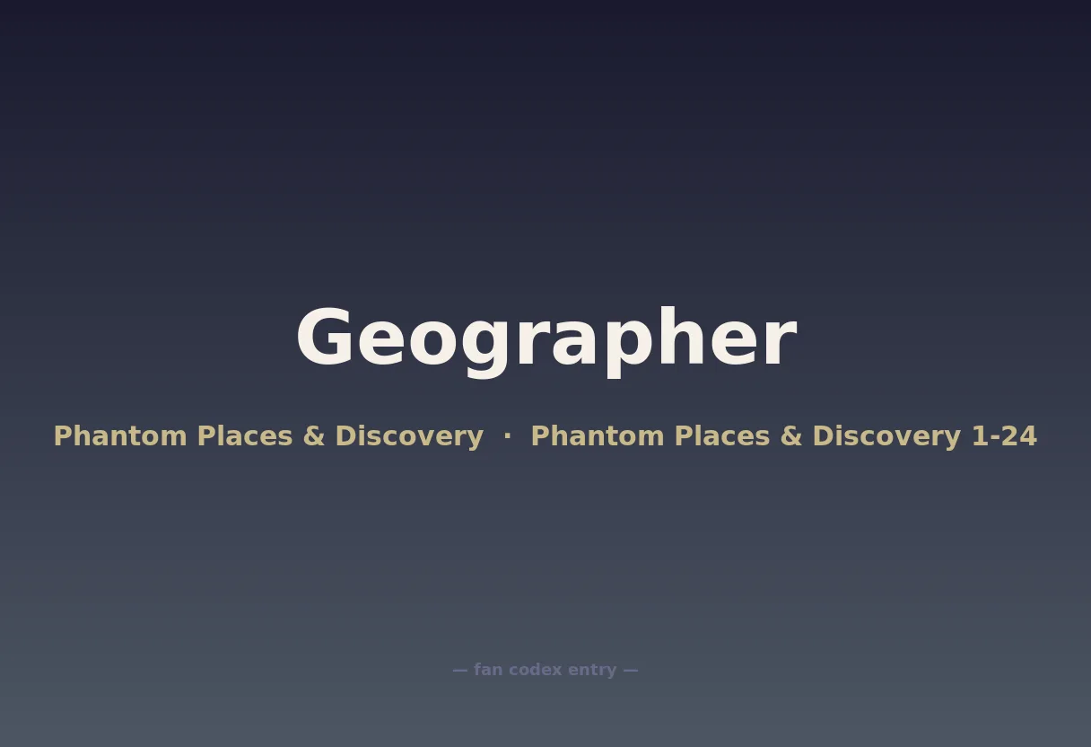 Geographer