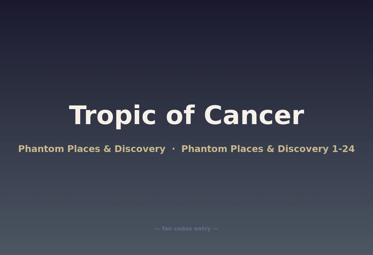 Tropic of Cancer