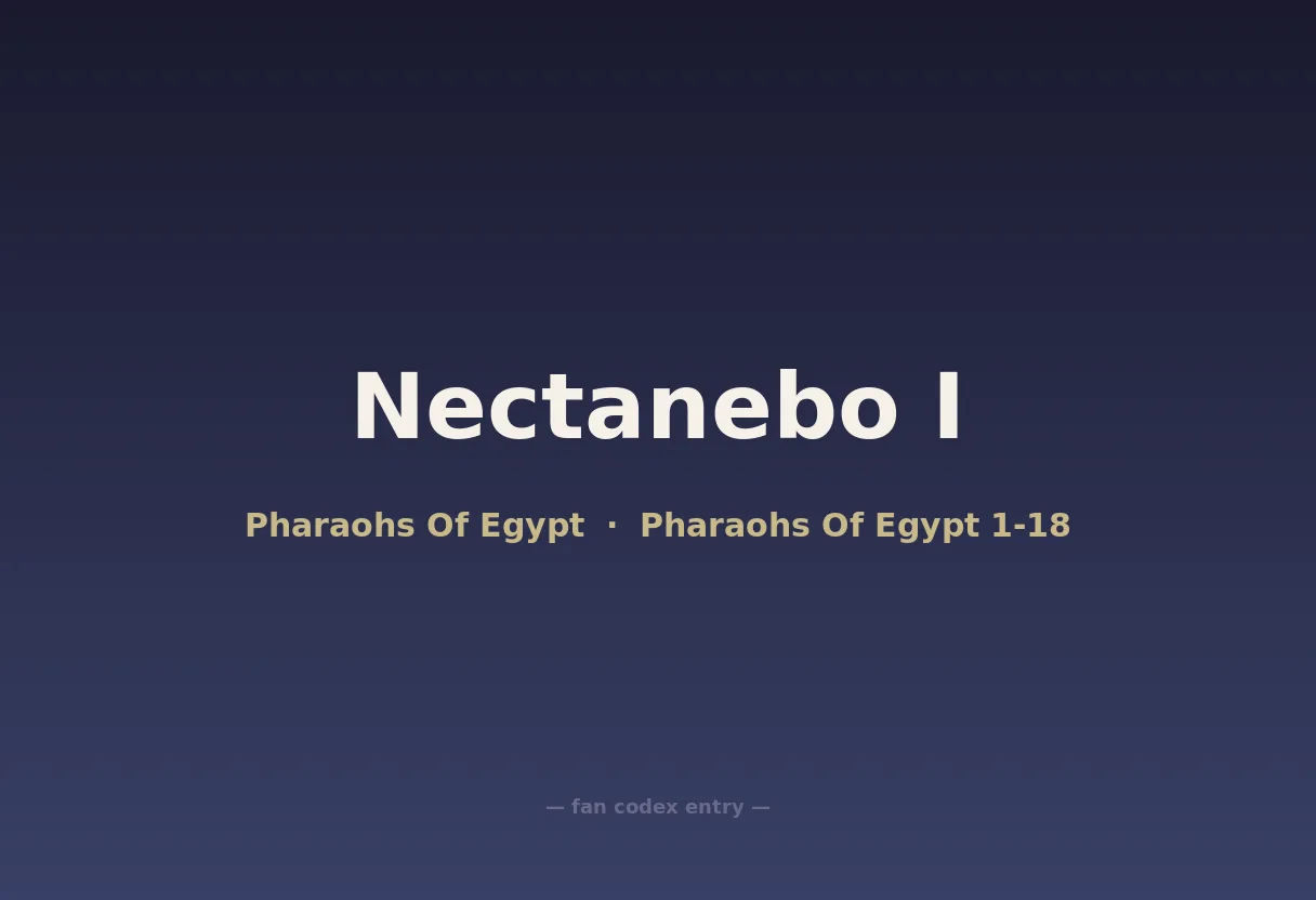 Nectanebo I