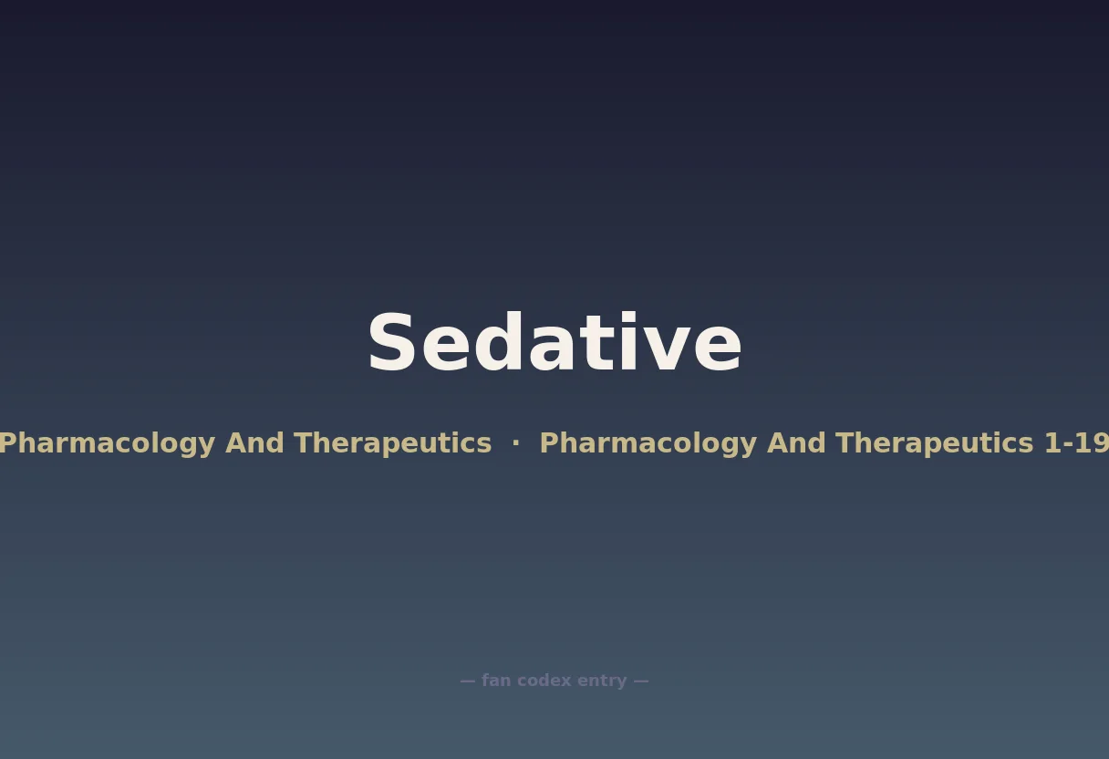 Sedative