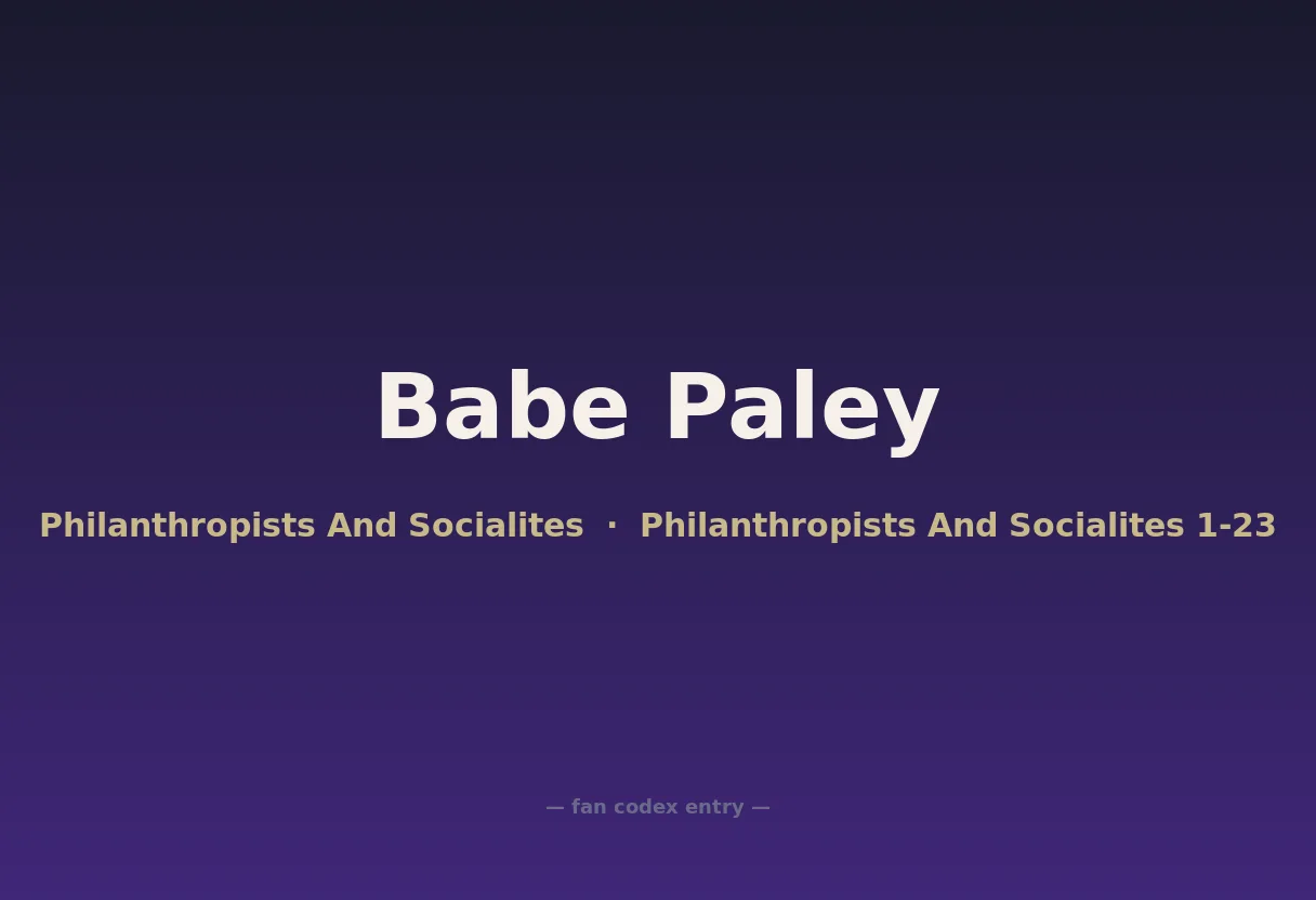 Babe Paley