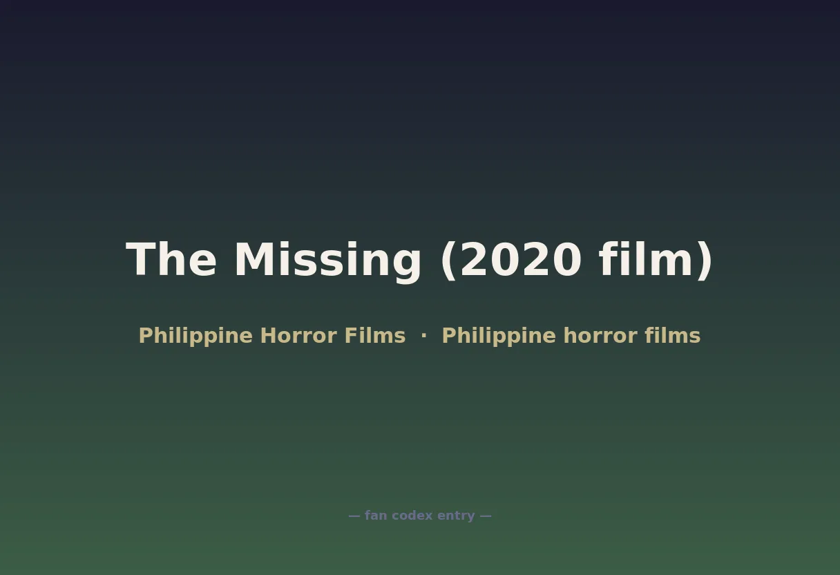 The Missing (2020 film)