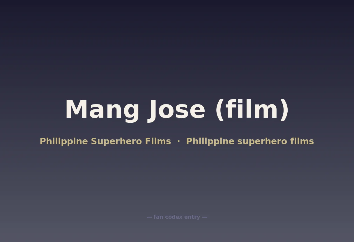Mang Jose (film)