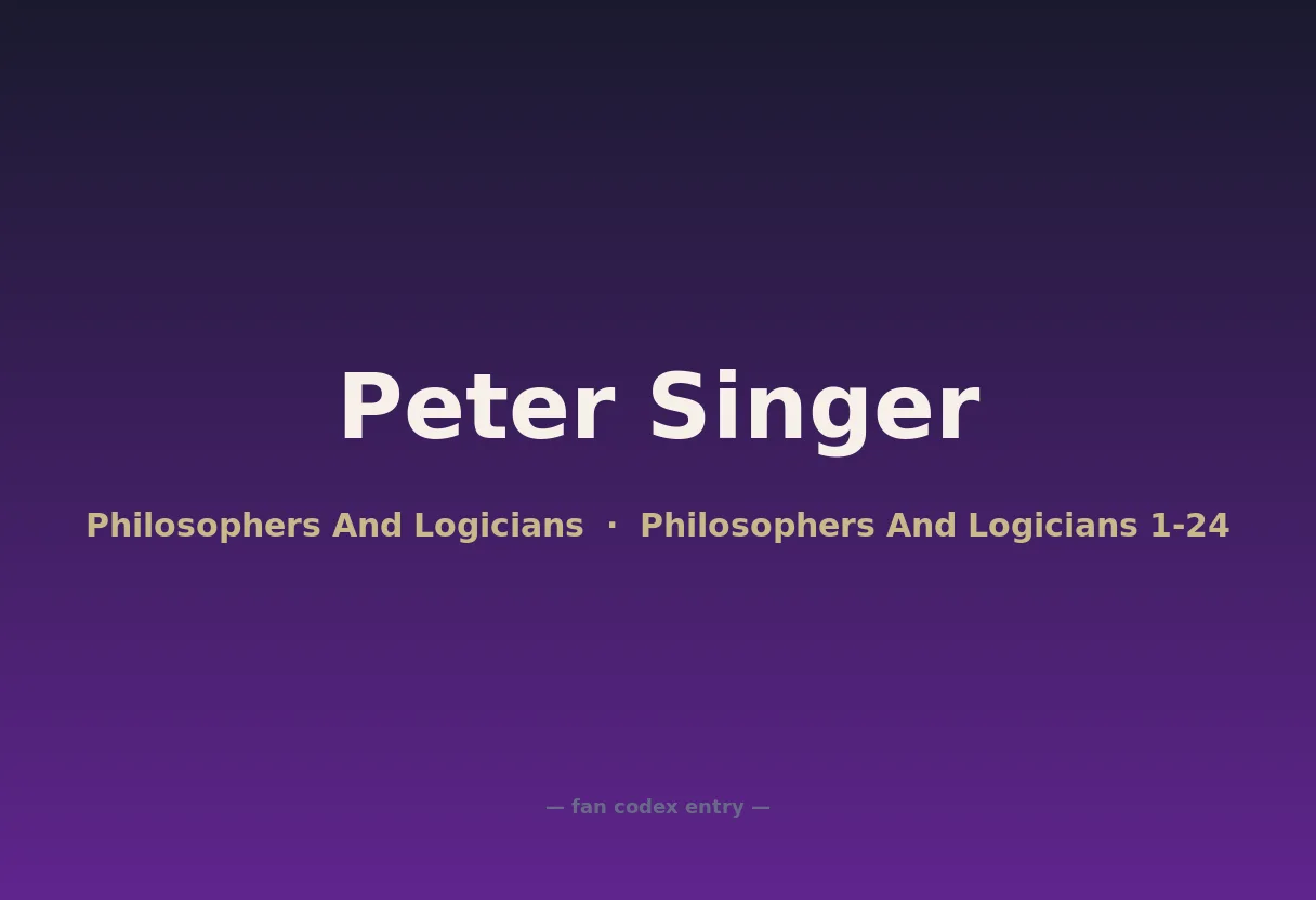 Peter Singer