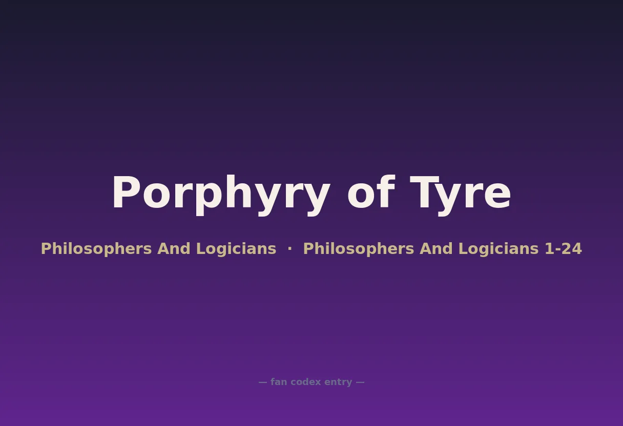 Porphyry of Tyre