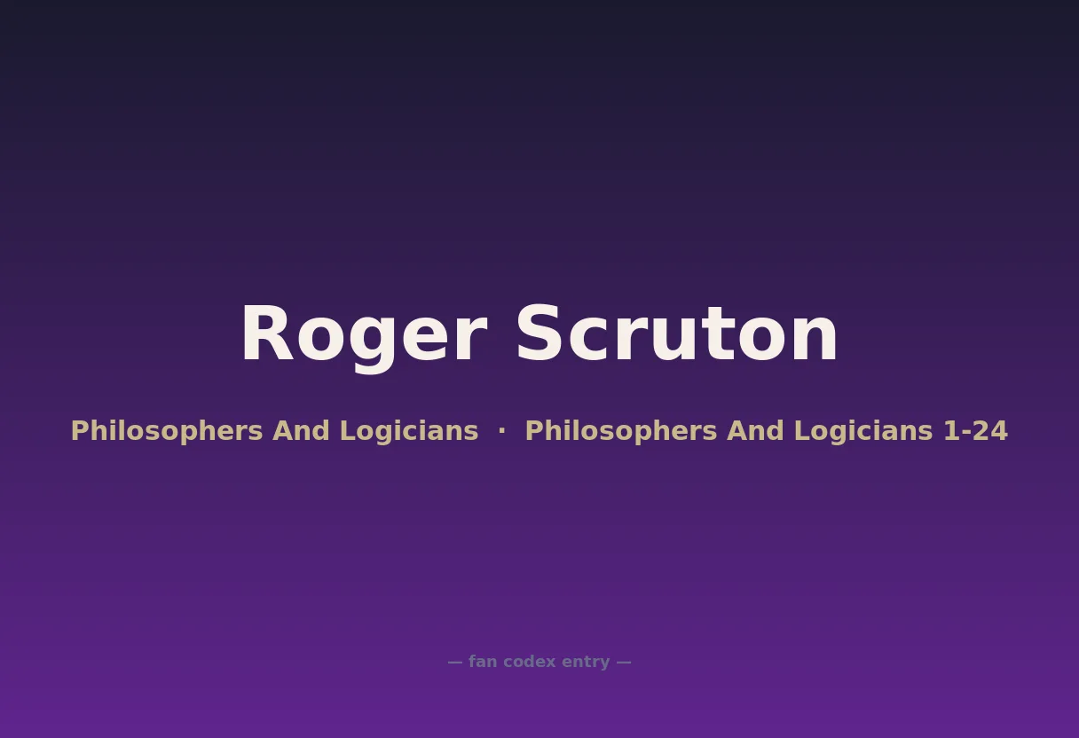 Roger Scruton