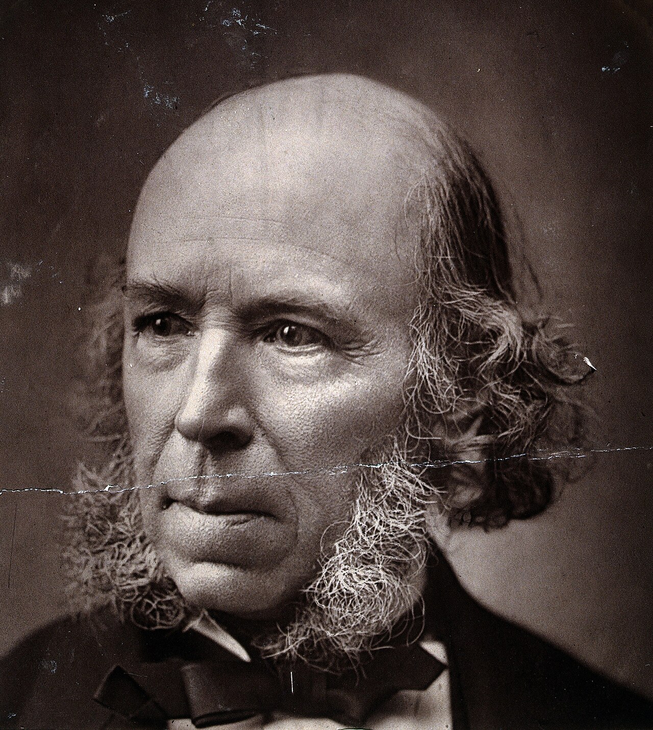 Herbert Spencer. Photograph, 1889. Wellcome